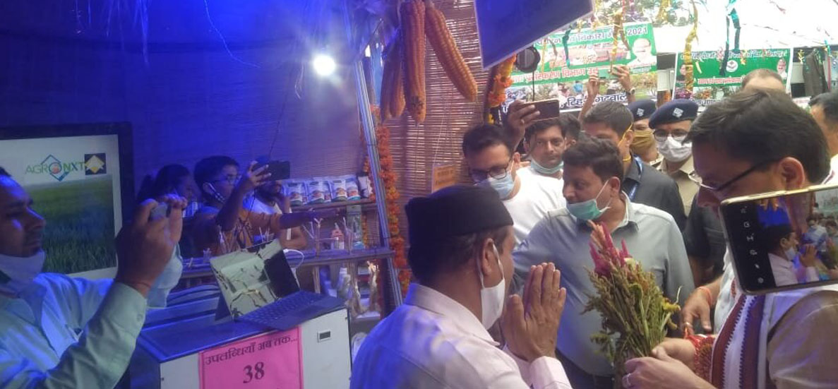 Honorable CM Uttarakhand Shri Pushkar Dhami ji was briefed about AgroNxt